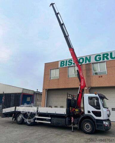 Lastbilar med flak Renault Premium