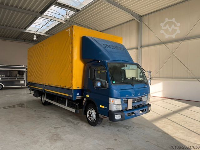 Perdeli panelvan FUSO Canter 7C18 Pritsche Plane mit Ladebordwand