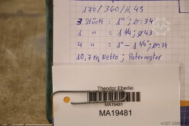  Mubea 1" bis 1 1/4" / 1" bis 2"