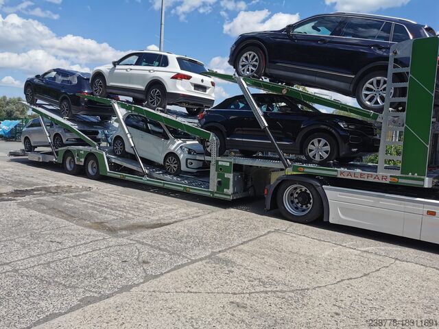 Autószállító félpótkocsi KALEPAR KLP 228V6M2 6er Autotransporterauflieger