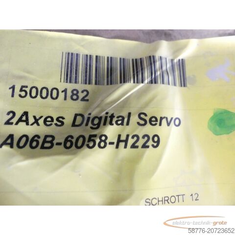Component Fanuc A06B-6058-H229 / 24xes Digital Servo Amplefier SN: 15000182 - ungebr.! -