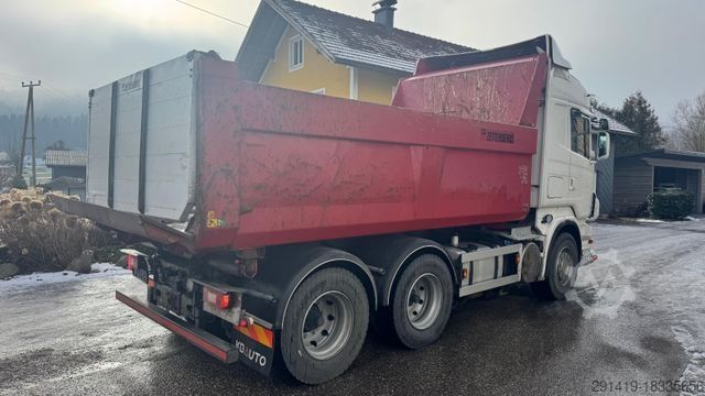 Těžkotonážní nákladní vůz SCANIA R560 V8 6x4 Euro 4 Rückmulde + Zgm Bj 2007