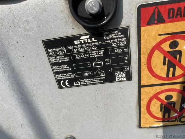 Montacargas de GLP Still RX70-30T