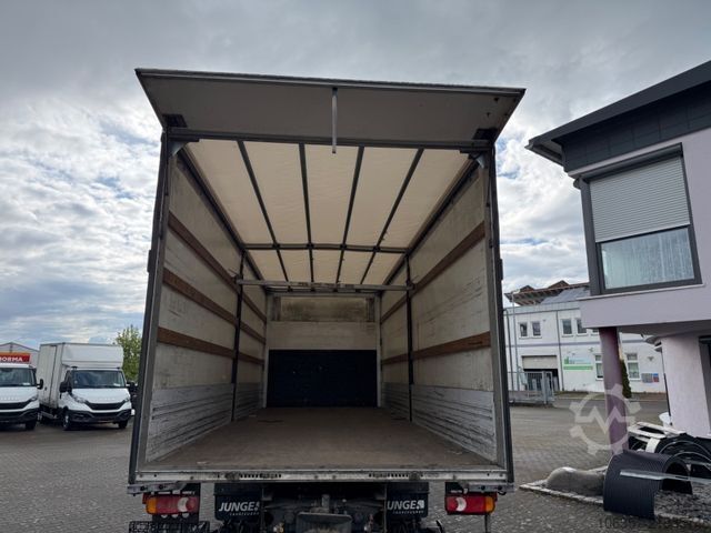 Platós teherautó ponyvával IVECO Eurocargo 120E25/P Schiebeplane Lbw.1500Kg Euro6