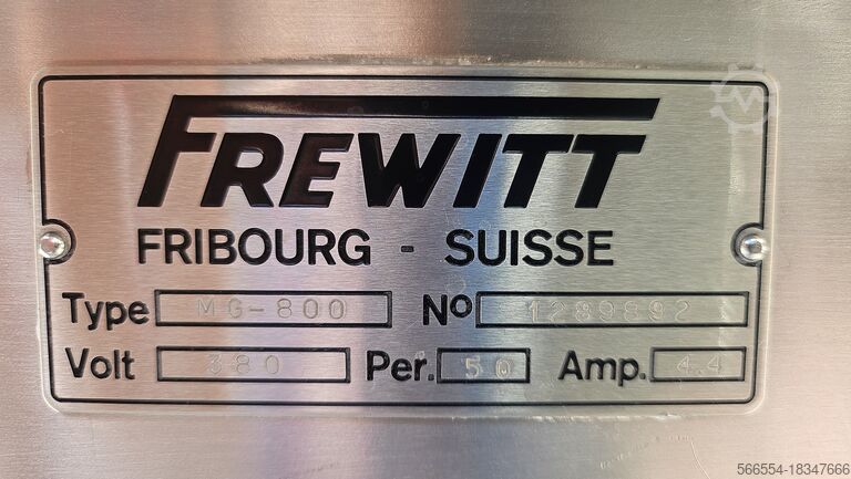 Granulator (shredding machine) Frewitt MG-800 GMP Granulator Dokumentiert