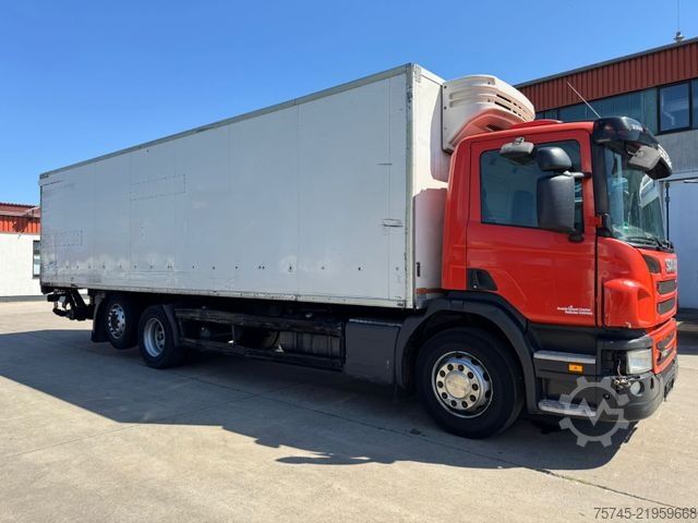 Soğutuculu kamyon SCANIA P 280 Kühlkoffer mit BÄR Ladebordwand / Kiesling