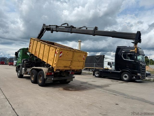 Kroghejselastbil MERCEDES-BENZ ACTROS 2644 * 6 X 4 * HIAB KRAN 10 M * B&B *EPS