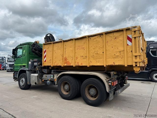 Kroghejselastbil MERCEDES-BENZ ACTROS 2644 * 6 X 4 * HIAB KRAN 10 M * B&B *EPS