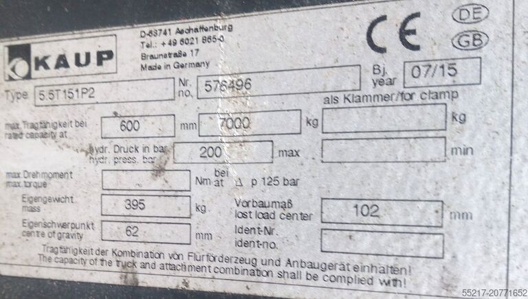 Wózek widłowy czterokołowy Hyster H 7.00 XL