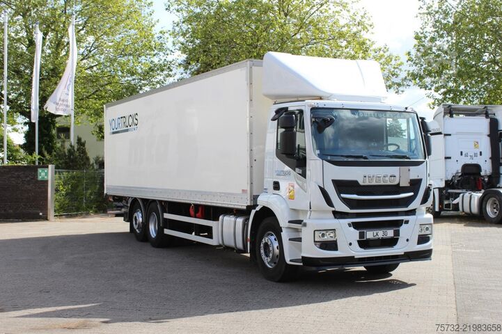 Camión frigorífico Iveco Stralis 360 E6 Koffer Lenkachse Liftachse Klima