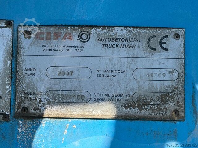 Autodomíchávač betonu Astra HD8