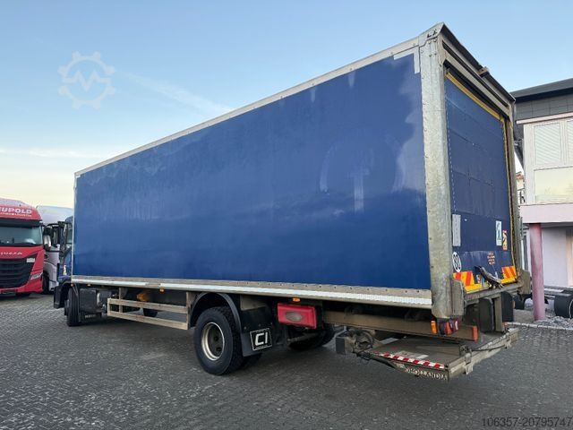 Autocarro con cassone IVECO Eurocargo 160E25/P Koffer LBW 1500Kg,Euro6C