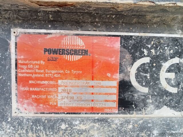 Drtič Powerscreen Premiertrak 300 Jaw