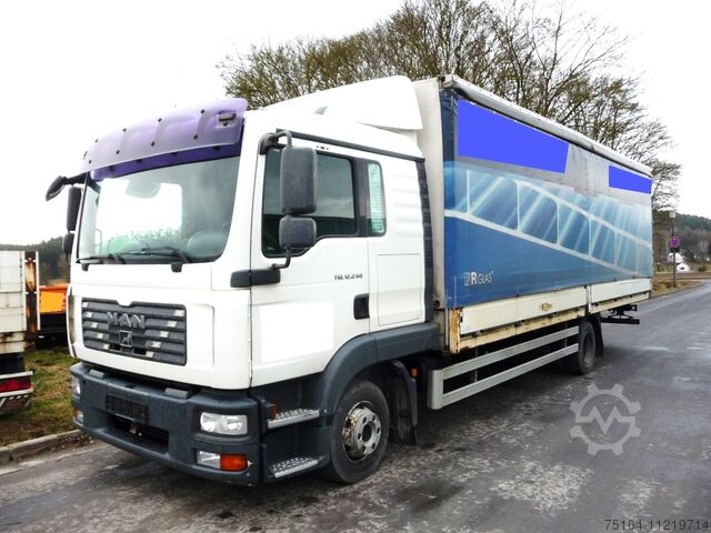 Plosina s plachtou MAN TGL 12.240 4x2 BL