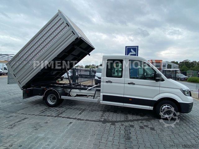 Driezijdige kipper bestelwagen VOLKSWAGEN Crafter 50 DOKA 3-S-KIPPER ALU GITTER AHK NAVI