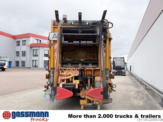 Camión de la basura MAN TGS 26.320 6x2-4 BL, Lenk-/Liftachse, HS-Terberg