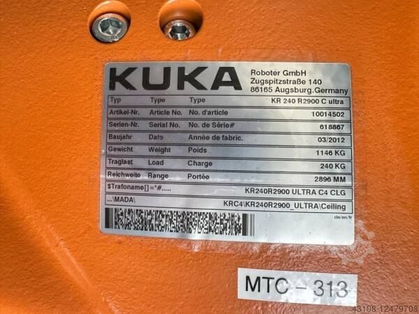 Robot KUKA KR 240 R 2900 C Ultra
