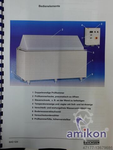 Tester vode za kondenzaciju 1000 litara Erichsen HYGROTHERM 529