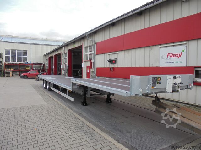 Open oplegger FLIEGL 2-Achs Mega Plateau Jumbo SZS 290