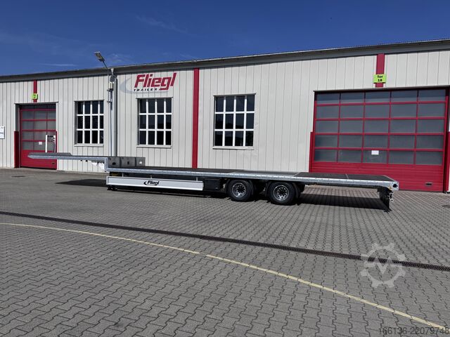 Open oplegger FLIEGL 2-Achs Mega Plateau Jumbo SZS 290