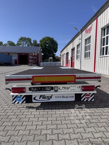 Open oplegger FLIEGL 2-Achs Mega Plateau Jumbo SZS 290