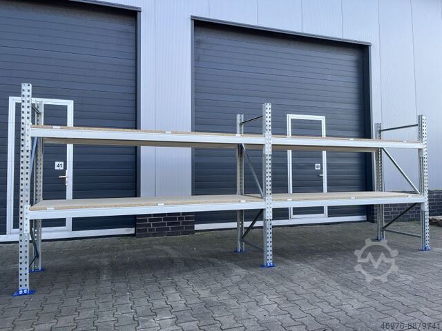 Palet Rafları Yüksek Raflar Depolama Rafları SSI Schäfer PR600/ 2,55 lfm./ Ständer: 2.350 x 800 mm/ Traversen: 2.400 mm