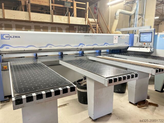 Pladesav - tilførsel fra forsiden HOLZMA HPP 380/43/43