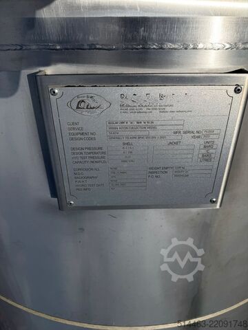 Tank 316L 316L Tank 5000L