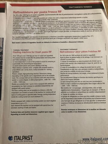 Pastabearbejdningsmaskine ITALPAST RF 700 36 5A