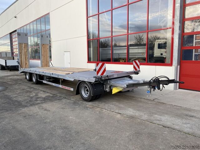 Dieplader oplegger Möslein T 3-9,20 F Blatt  3 Achs Tieflader mit gerader Ladefläche 9 m, Neufahrzeug