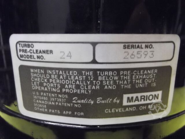 Voorfilter Marion Model No. 24