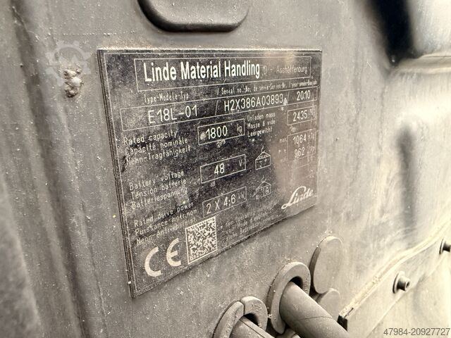 Elektromos targonca LINDE E 18 L-01
