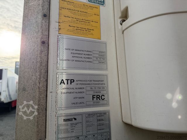 Hűtő félpótkocsi SCHMITZ CARGOBULL SKO 24/L - 13.4 Carrier Vector 1350 Lift