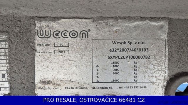 Jumbo nákladní automobil DAF XF 480 FAR 6X2 SSC + WECON PC-CP-T0111 BJ 2017