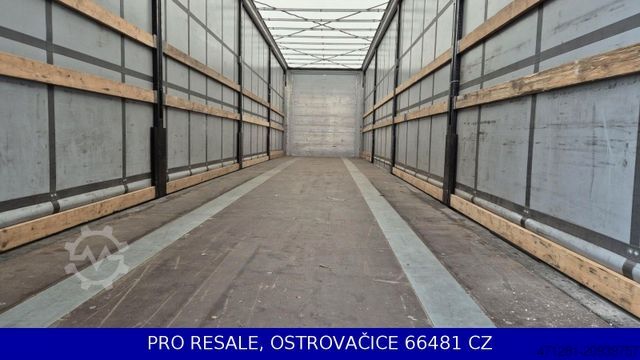 Brandalı açık yarı römork KÖGEL SN 24 CARGO + LIFTACHSE + SAF