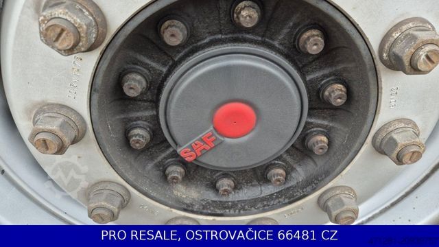 Brandalı açık yarı römork KÖGEL SN 24 CARGO + LIFTACHSE + SAF