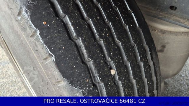 Brandalı açık yarı römork KÖGEL SN 24 CARGO + LIFTACHSE + SAF