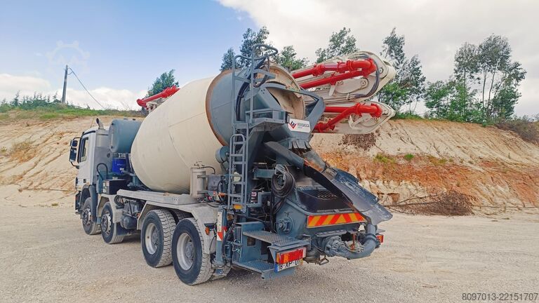Caminhão betoneira - bomba Mercedes-Benz Actros 3244