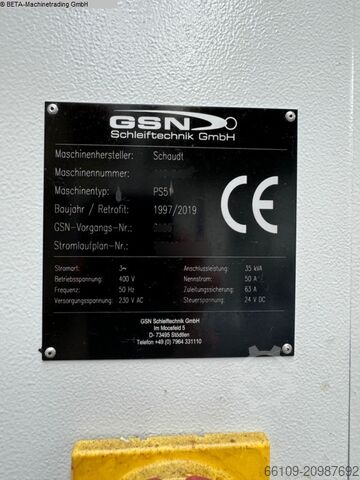 Cylindrikus köszörűgép SCHAUDT PS51