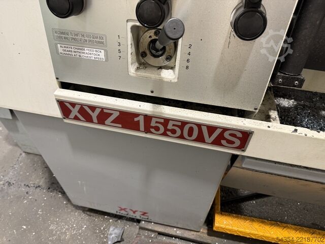 Réstokos kézi esztergapad XYZ 1550VS x 1230mm