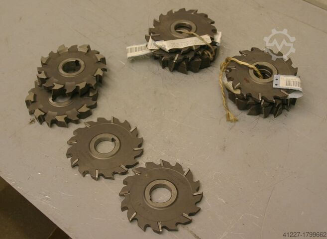 Frez tarczowy, 3 komplety CS verschiedene Durchmesser