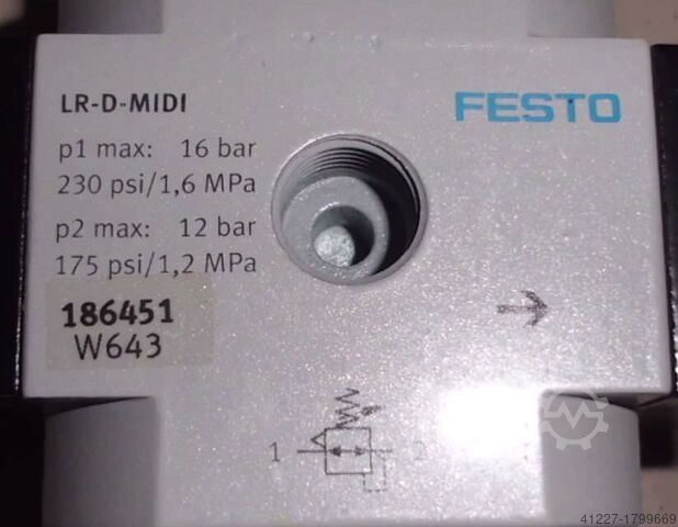 Vedligeholdelsesfilter reguleringsventil Festo LR-D-MIDI-A