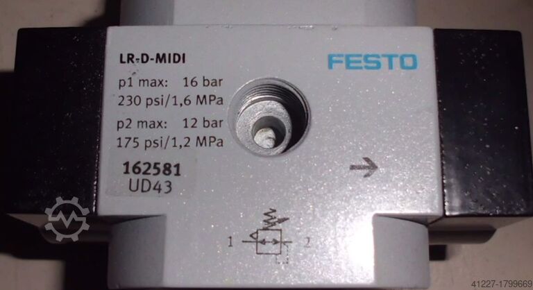 Vedligeholdelsesfilter reguleringsventil Festo LR-D-MIDI-A