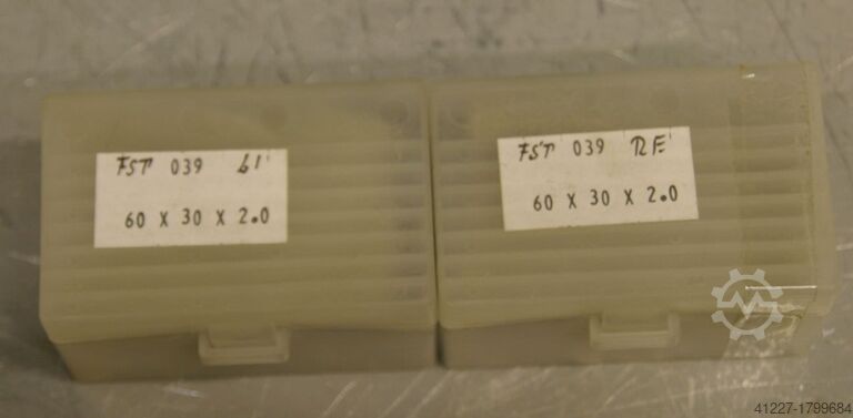 20 τεμάχια αναστρέψιμες πλάκες φρεζαρίσματος ξύλου AKE FST 039