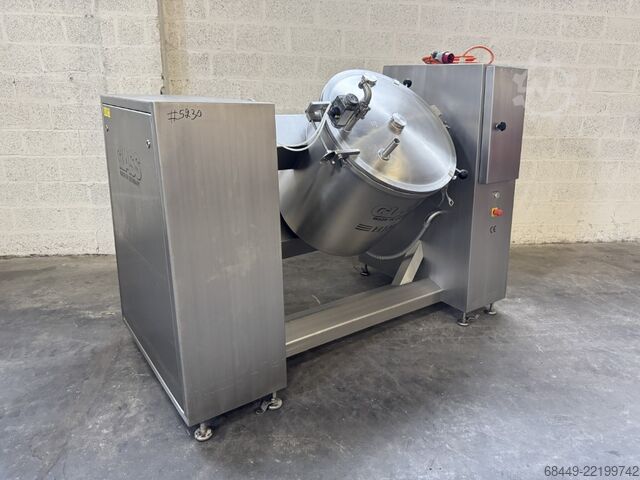 Vakuový míchač / tumbler 300 l, typ VSM Glass Vacuümmenger / -tumbler 300 L.