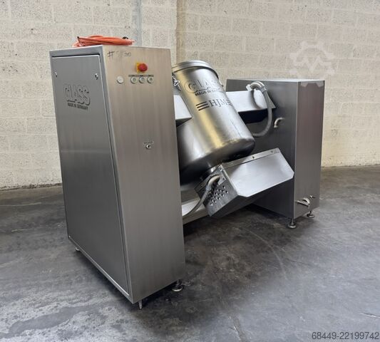 Vakuový míchač / tumbler 300 l, typ VSM Glass Vacuümmenger / -tumbler 300 L.