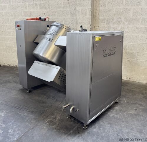 Vakuový míchač / tumbler 300 l, typ VSM Glass Vacuümmenger / -tumbler 300 L.