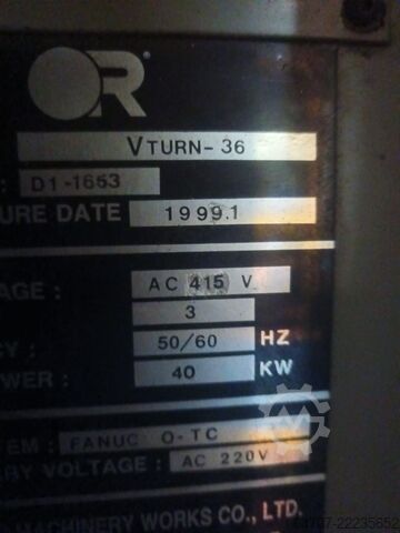 CNC-draaien VICTOR VTURN 36