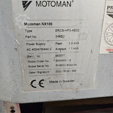 βιομηχανικό ρομπότ Yaskawa Motoman YR-HP3 Yaskawa Motoman YR-HP3 Motoman NX 100