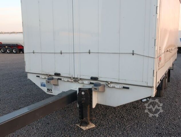 Remolque abierto con toldo Wefa Tandem Schiebeplane durchladbar BPW